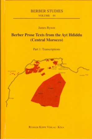 Berber Prose Texts from the Ayt Hdiddu (Central Morocco)