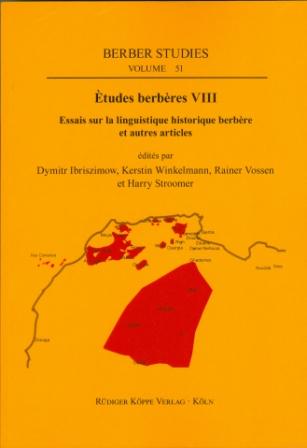 Études berbères VIII – Essais sur la linguistique historique berbère et autres articles