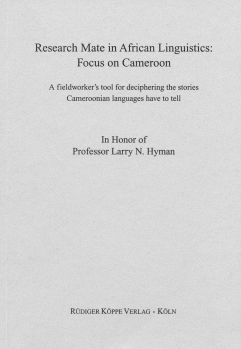Research Mate in African Linguistics – Focus on Cameroon