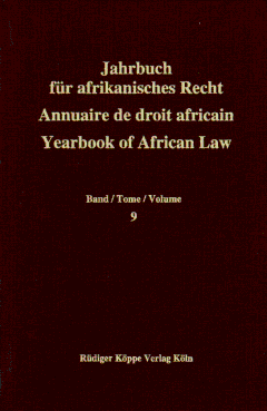 Yearbook of African Law