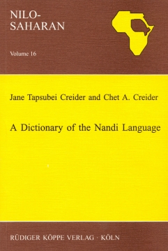 A Dictionary of the Nandi Language