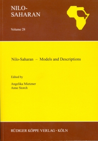 Nilo-Saharan – Models and Descriptions