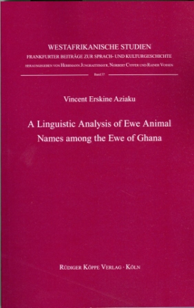 A Linguistic Study of Ewe Animal Names among the Ewe of Ghana
