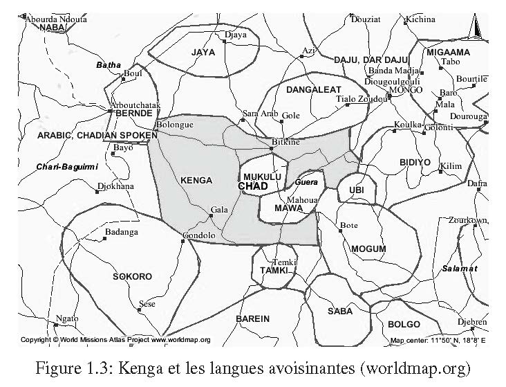 Description grammaticale du kenga (langue nilo-saharienne du Tchad)