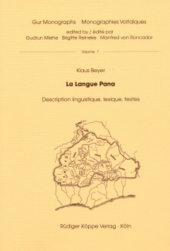 La langue pana (Burkina Faso et Mali)